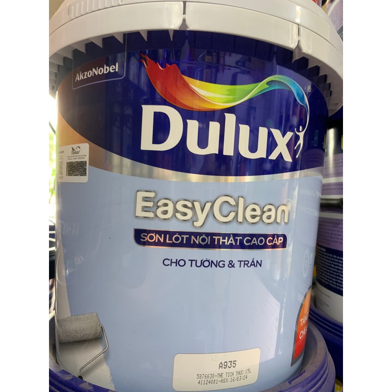 Sơn lót chống kiềm nội thất cao cấp Dulux Easyclean A935 - Lon 5L