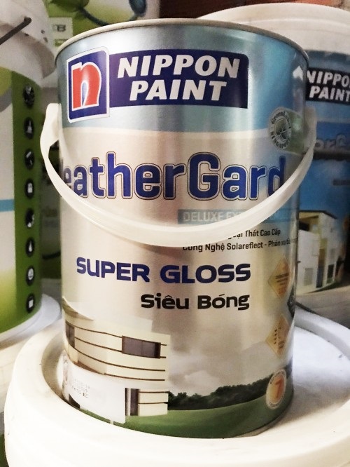 Sơn ngoại thất NIPPON WEATHERGARD SUPER GLOSS siêu bóng 5 Lít