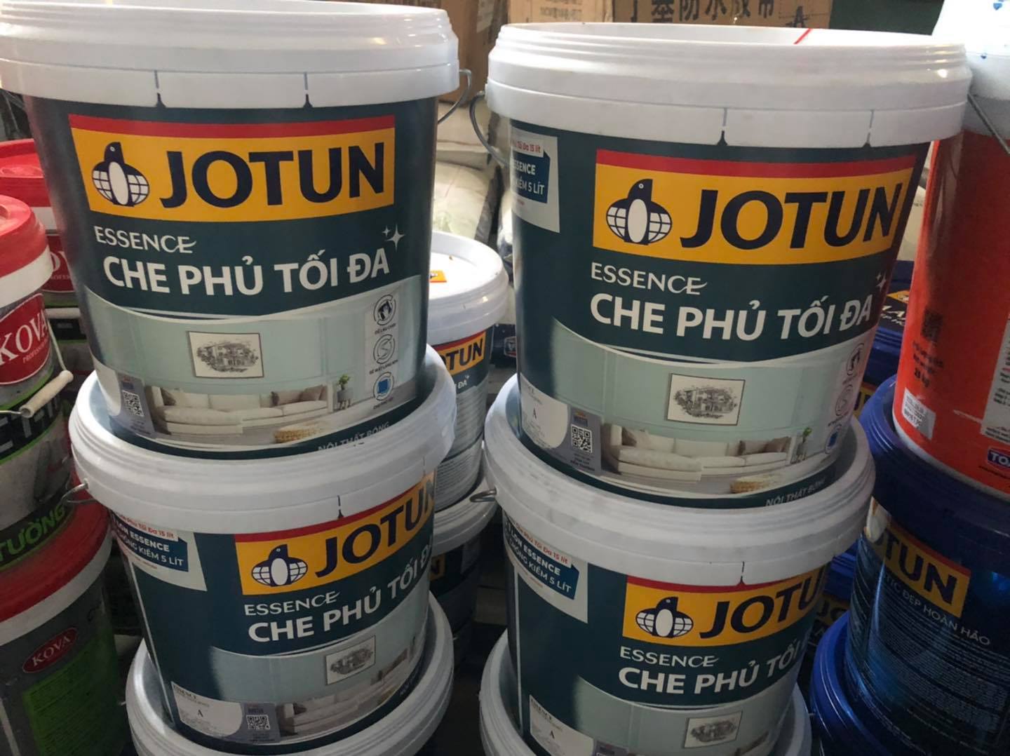 Sơn nội thất Jotun Essence Che Phủ Tối Đa Bóng