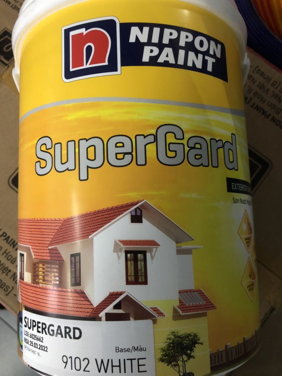 Sơn ngoại thất NIPPON SUPERGARD 5 Lít