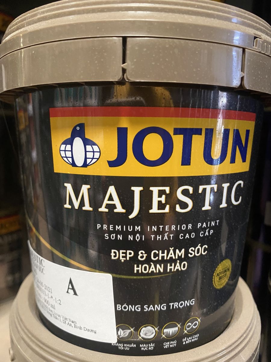 Sơn nội thất Jotun Majestic Đẹp & Chăm Sóc Hoàn Hảo - Bóng Sang Trọng