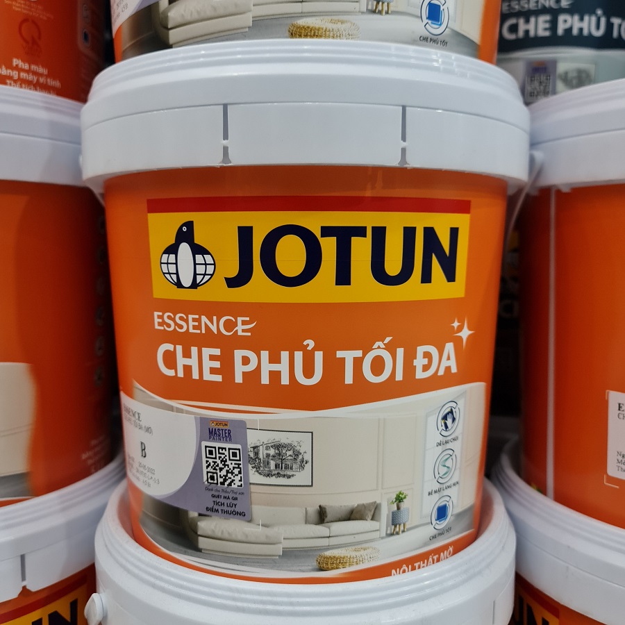 Sơn nội thất Jotun Essence Che Phủ Tối Đa (Mờ) 