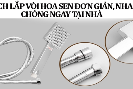 CÁC BƯỚC LẮP VÒI HOA SEN NHANH CHÓNG ĐƠN GIẢN NHANH CHÓNG TẠI QUẬN 2 THÀNH PHỐ THỦ ĐỨC