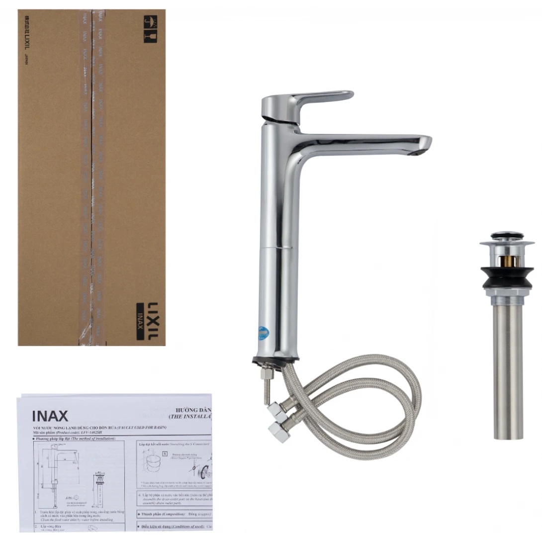 lavabo INAX LFV-1402SH thân cao