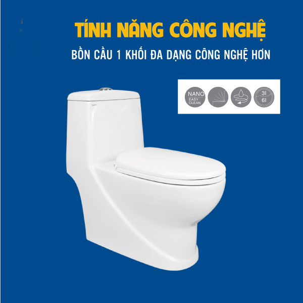 Nên chọn mua loại nào bồn cầu 1 khối và 2 khối
