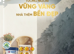 Bền đẹp tường nhà, giữ trọn vẽ rạng rỡ của tổ ấm với NIPPON WEATHERGARD PLUS+