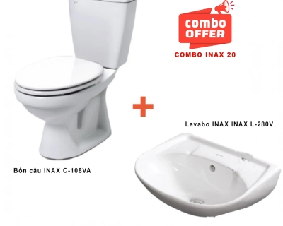 Combo thiết bị vệ sinh INAX 20 C-108VA + L-280V