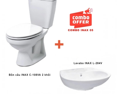 Combo thiết bị vệ sinh INAX 05 C-108VA + L-284V