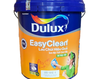 Sơn nội thất Dulux Easyclean lau chùi vượt trội kháng Virus bề mặt mờ 99A - thùng 15L