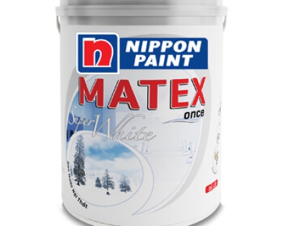 Sơn nội thất NIPPON MATEX SUPER WHITE 4,8 KG