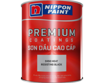Sơn công nghiệp chịu nhiệt Nippon S450 Heat Resisting Black