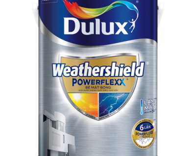 Sơn ngoại thất Dulux Weathershield Powerflexx bóng GJ8B