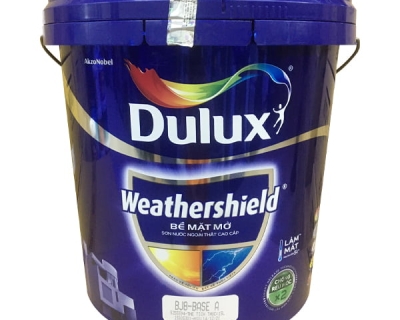 Sơn ngoại thất Dulux Weathershield bề mặt mờ BJ8