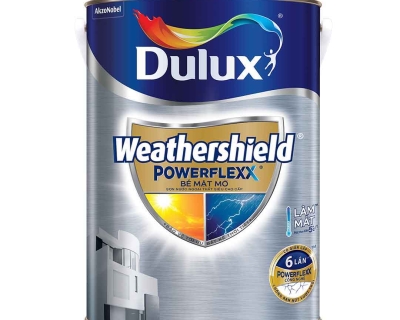 Sơn ngoại thất Dulux Weathershield Powerflexx mờ GJ8