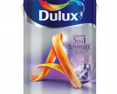Sơn nội thất Dulux Ambiance 5 in 1 Superflexx siêu bóng Z611B lon 1L