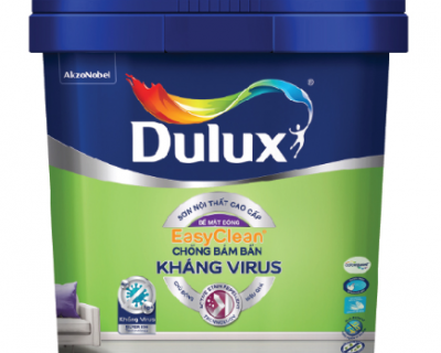 Sơn nội thất Dulux EasyClean Chống Bám Bẩn Kháng Virus - Bóng E017B thùng 15L