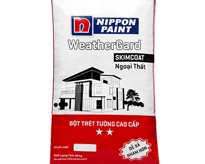 Bột trét tường ngoại thất NIPPON SKIMCOAT WEATHERGRAD